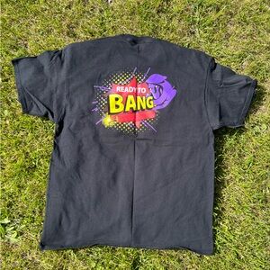 Phantom fireworks Black Graphic T-Shirt